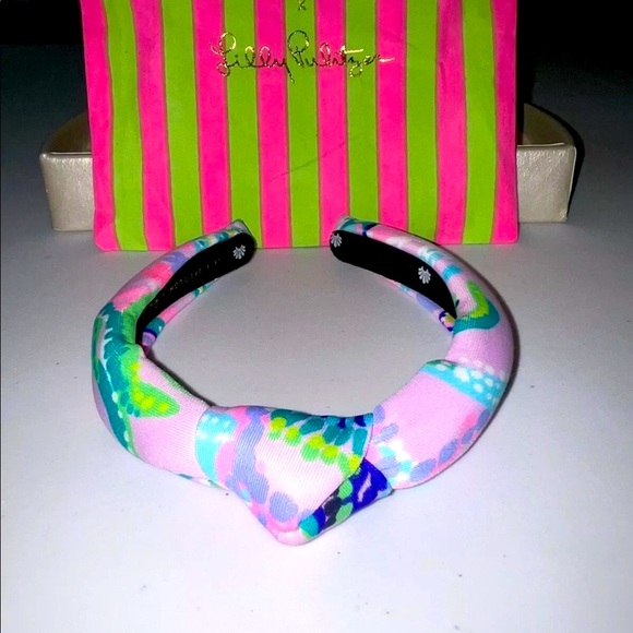 Lele Sadoughi x Lilly Kids NWT Knotted Headband Lilac Mermaid For You SOLD OUT! - Picture 7 of 11